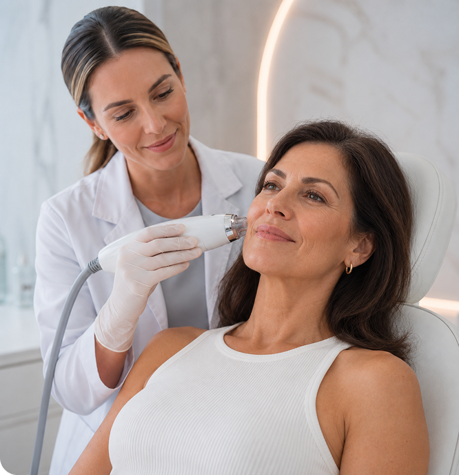 Tratamento de estética avançada na Clínica Legare